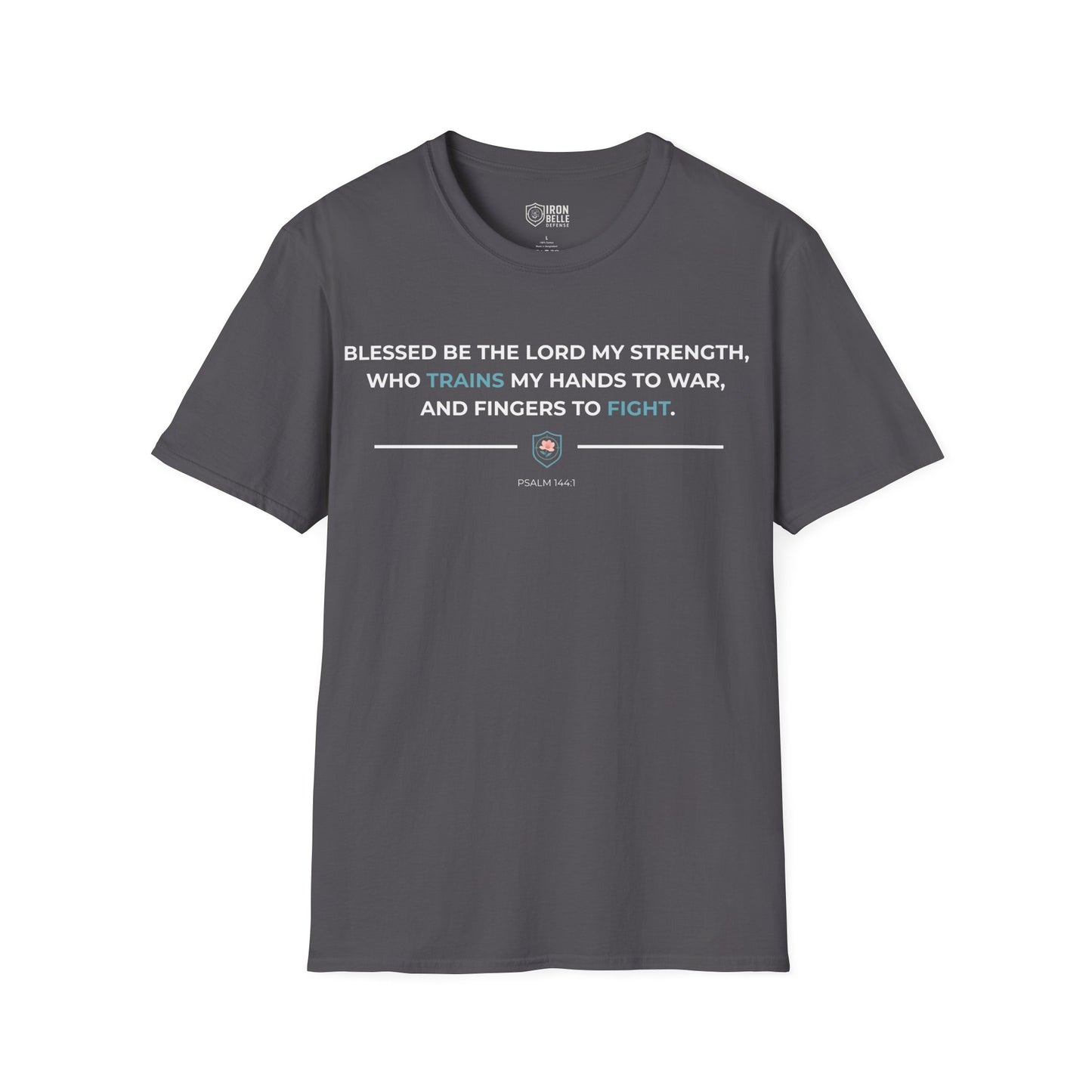 Blessed Be the Lord My Rock Iron Belle Defense Tee