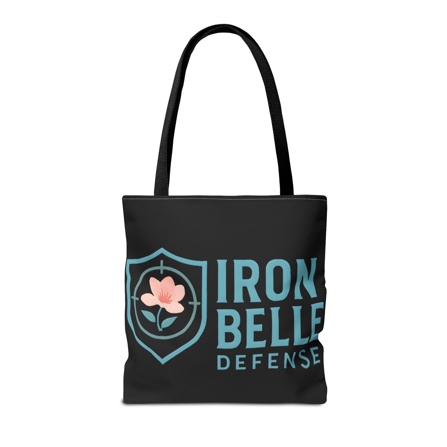 Turquoise Iron Belle Defense Tote Bag