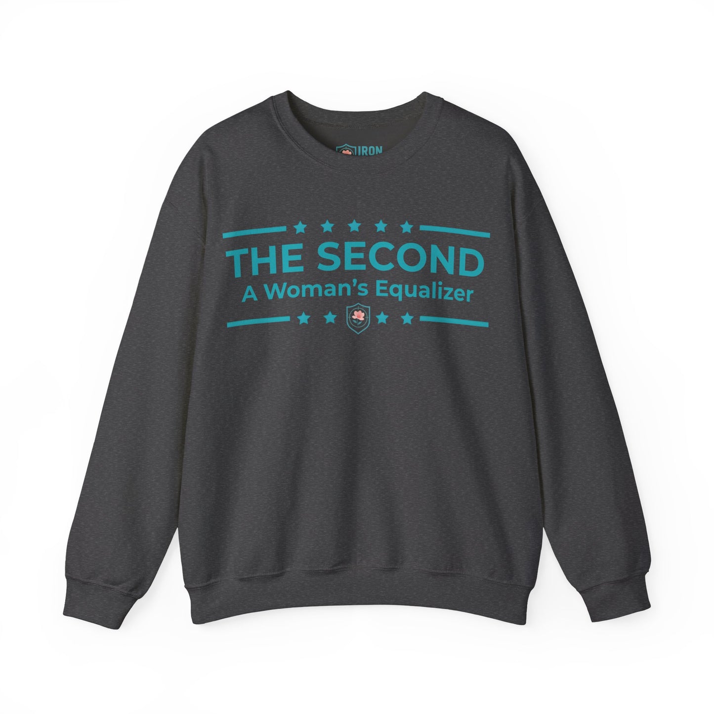 The Second:A Woman’s Equalizer Iron Belle Defense Unisex Crewneck Sweatshirt