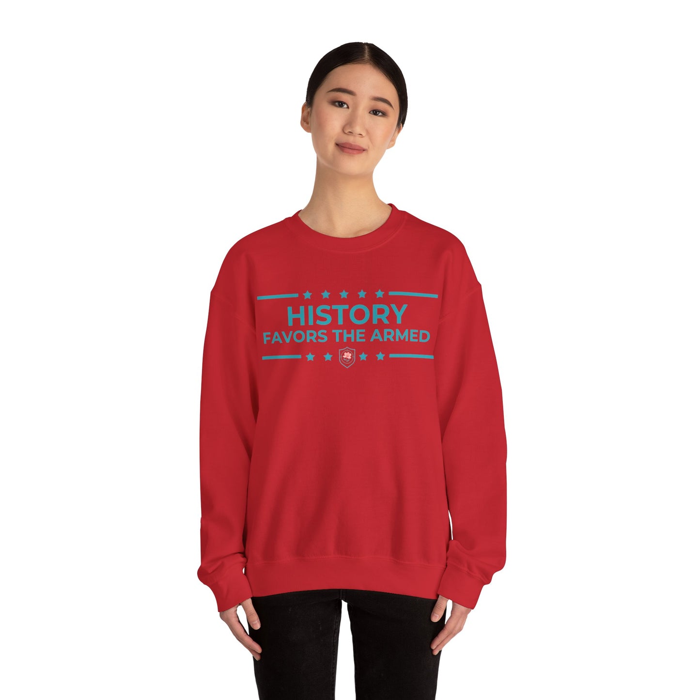 History Favors the Armed Iron Belle Defense Unisex Crewneck Sweatshirt