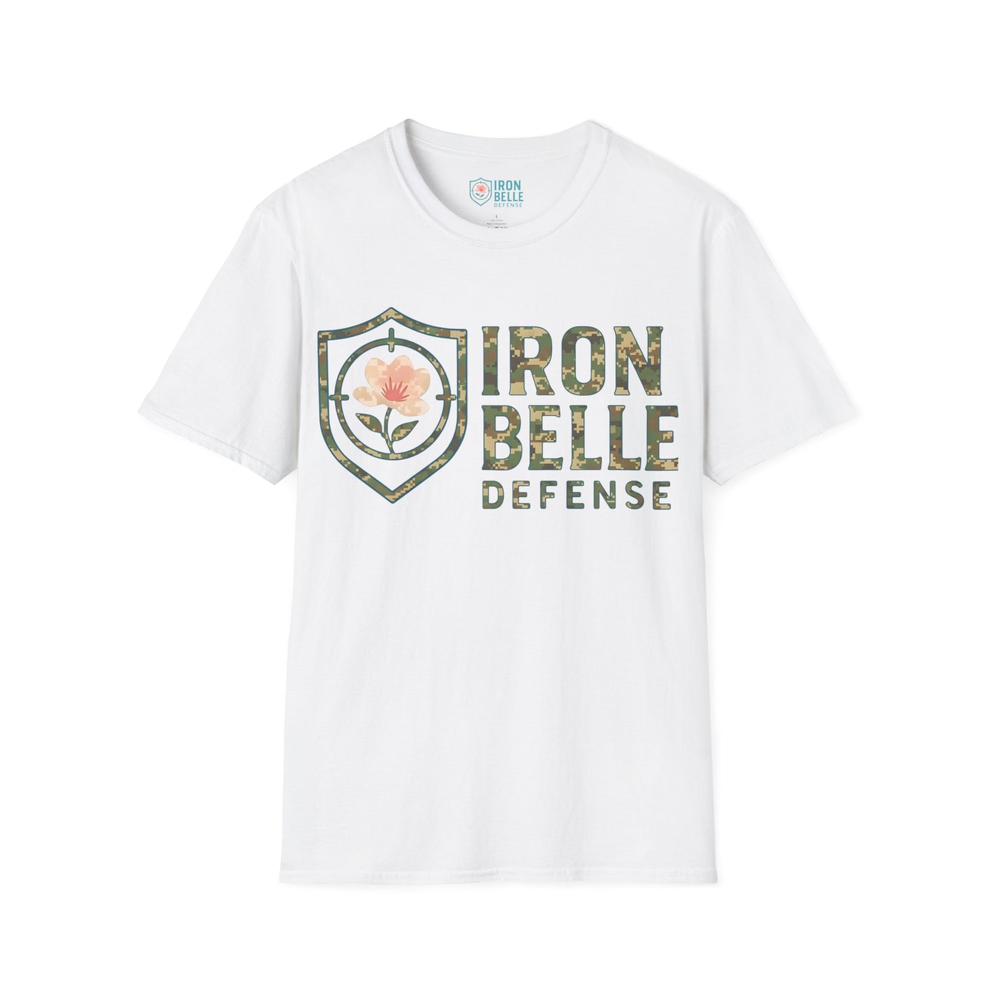Camo Iron Belle Defense Crest Tee