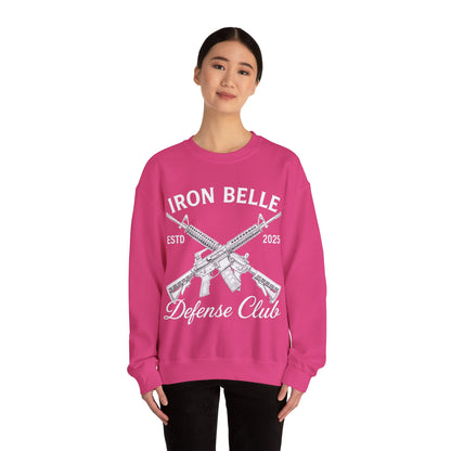 Iron Belle Defense White Crest Unisex Crewneck Sweatshirt