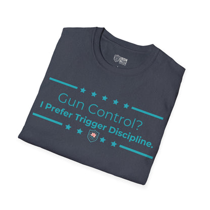 Gun Control? Unisex Softstyle T-Shirt
