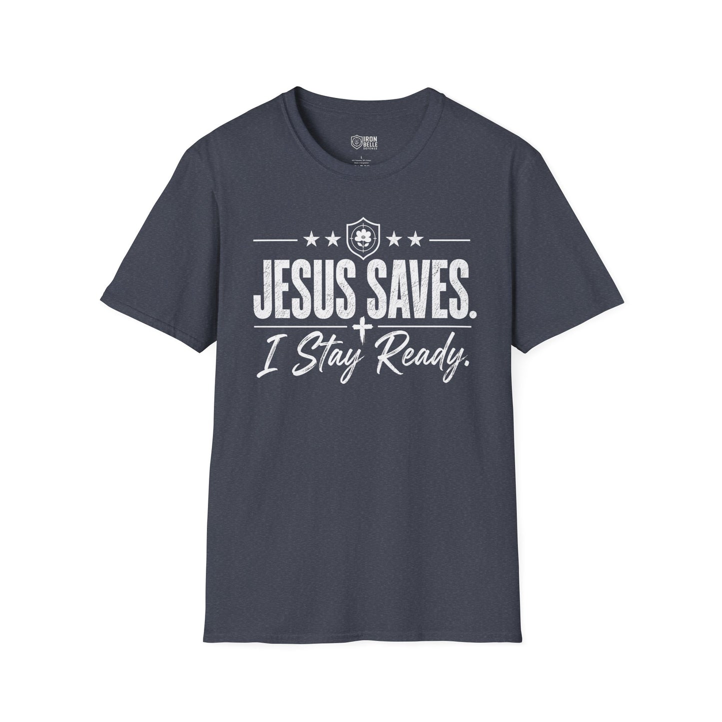 Jesus Saves I Stay Ready Tee