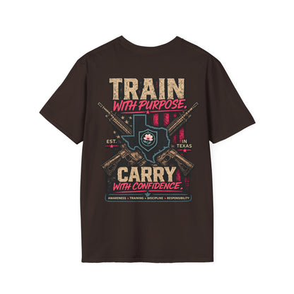 Iron Belle Defense "Train With Purpose" Unisex Softstyle T-Shirt