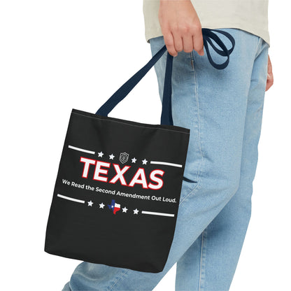 Texas:We Read the 2nd Amendment Out Loud Tote Bag