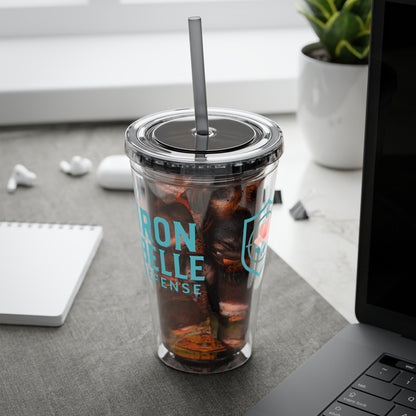 Turquoise Iron Belle Defense Tumbler – 16oz
