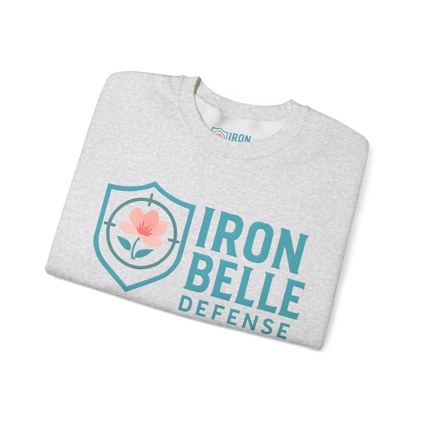 Turquoise Iron Belle Defense Unisex Crewneck Sweatshirt
