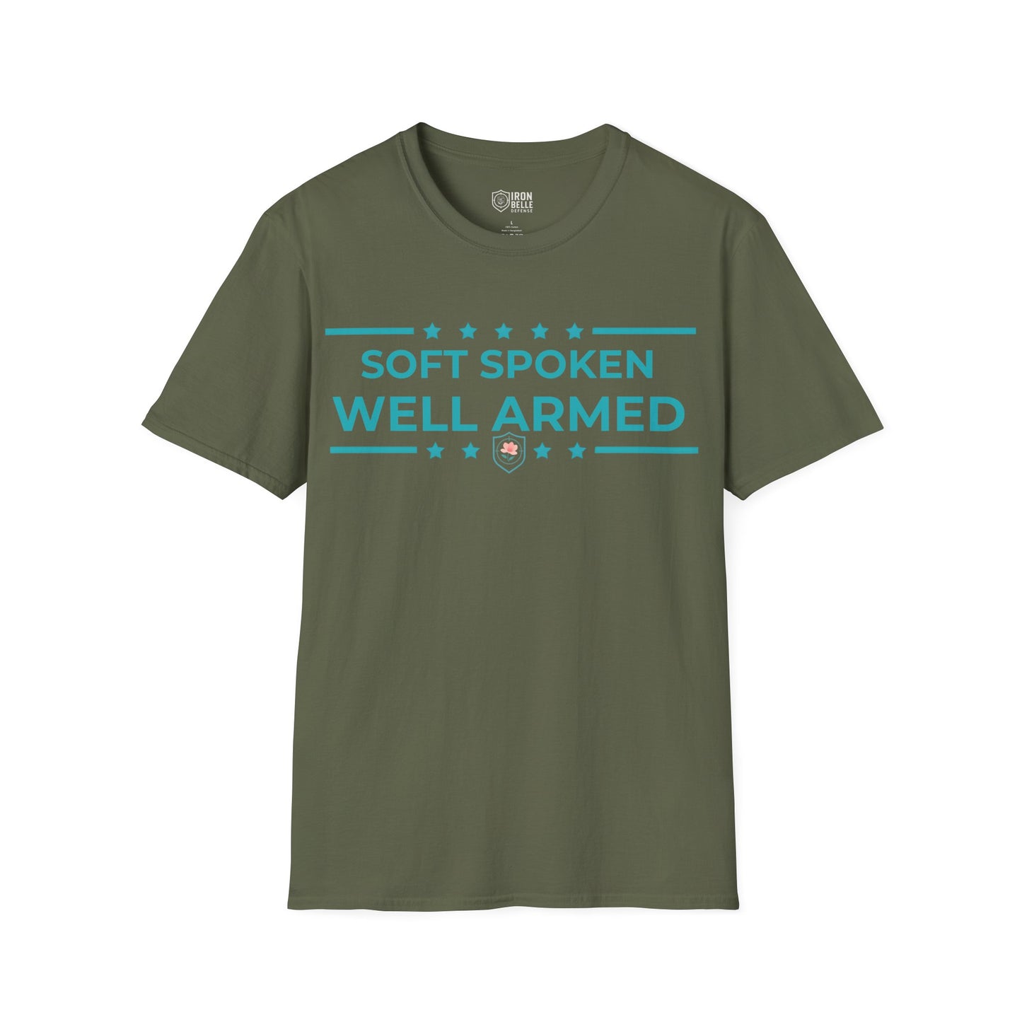 Soft Spoken Well Armed Unisex Softstyle T-Shirt
