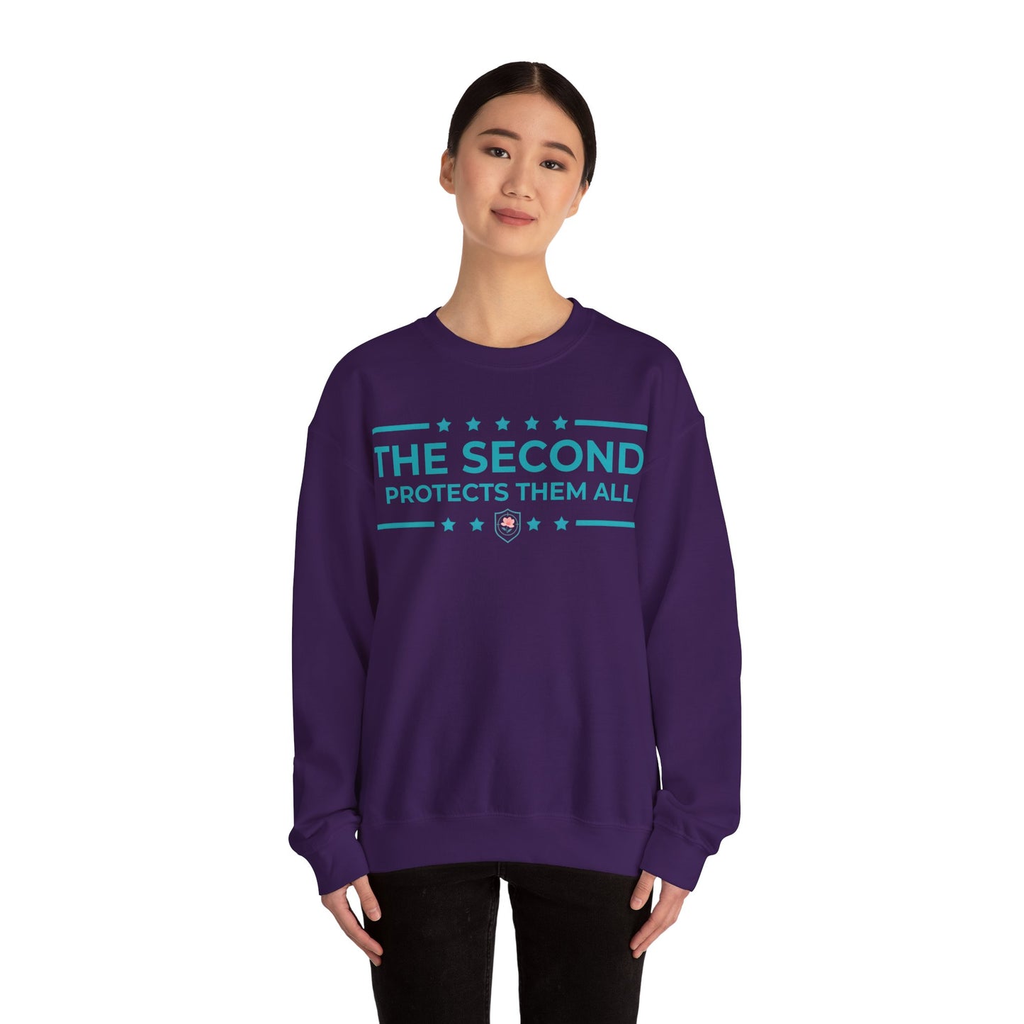 The Second: Protects Them All Iron Belle Defense Unisex Crewneck Sweatshirt