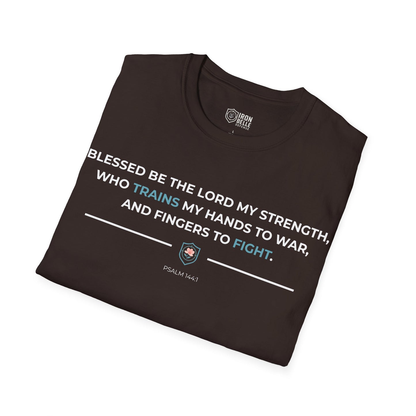 Blessed Be the Lord My Rock Iron Belle Defense Tee
