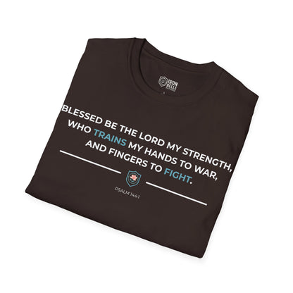 Blessed Be the Lord My Rock Iron Belle Defense Tee