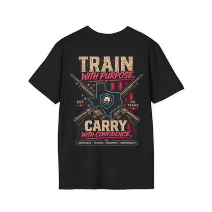 Iron Belle Defense "Train With Purpose" Unisex Softstyle T-Shirt