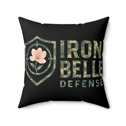 Iron Belle Defense Spun Polyester Square Pillow