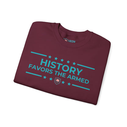 History Favors the Armed Iron Belle Defense Unisex Crewneck Sweatshirt