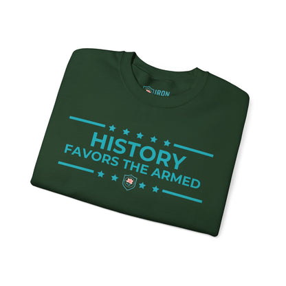 History Favors the Armed Iron Belle Defense Unisex Crewneck Sweatshirt