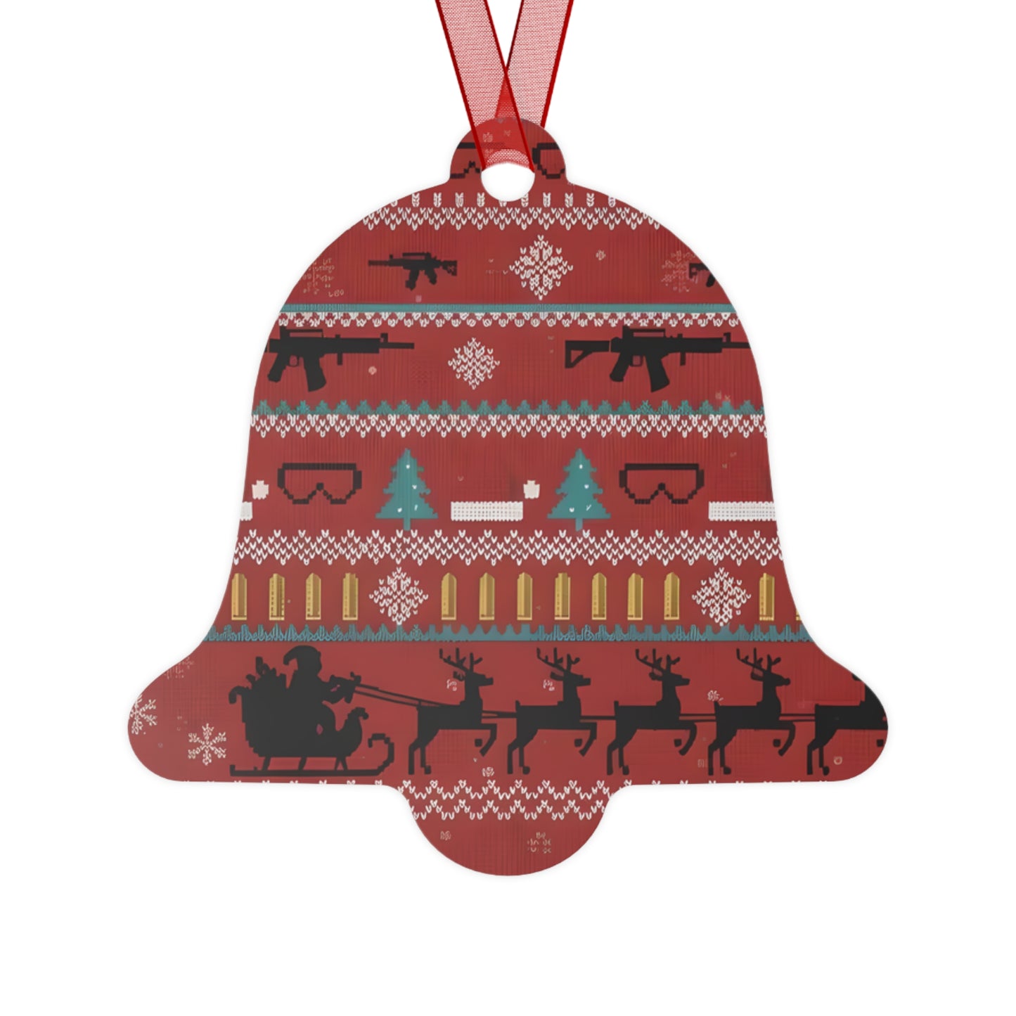 Iron Belle Defense Metal Ornament by Iron Belle Defense