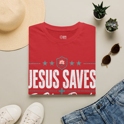 Jesus Saves I Stay Ready Tee