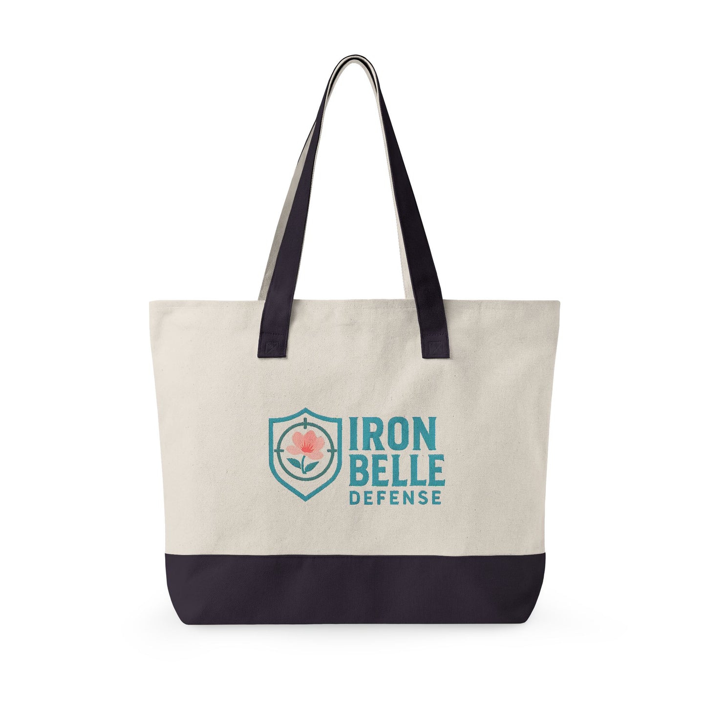 Iron Belle Defense Zippered Canvas Tote