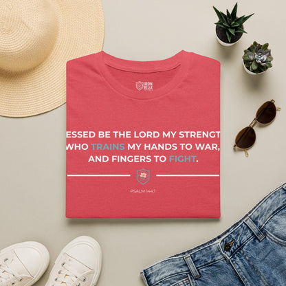 Blessed Be the Lord My Rock Iron Belle Defense Tee