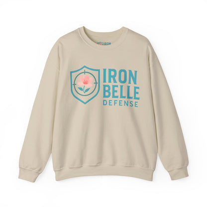 Turquoise Iron Belle Defense Unisex Crewneck Sweatshirt