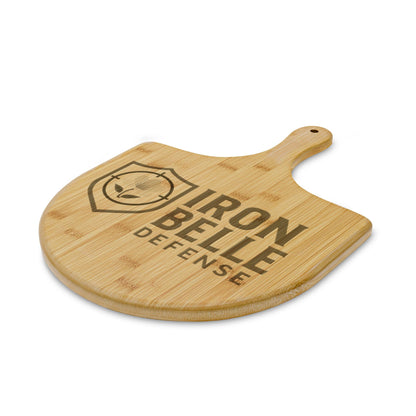 Iron Belle Defense Engraved Bamboo Pizza Board