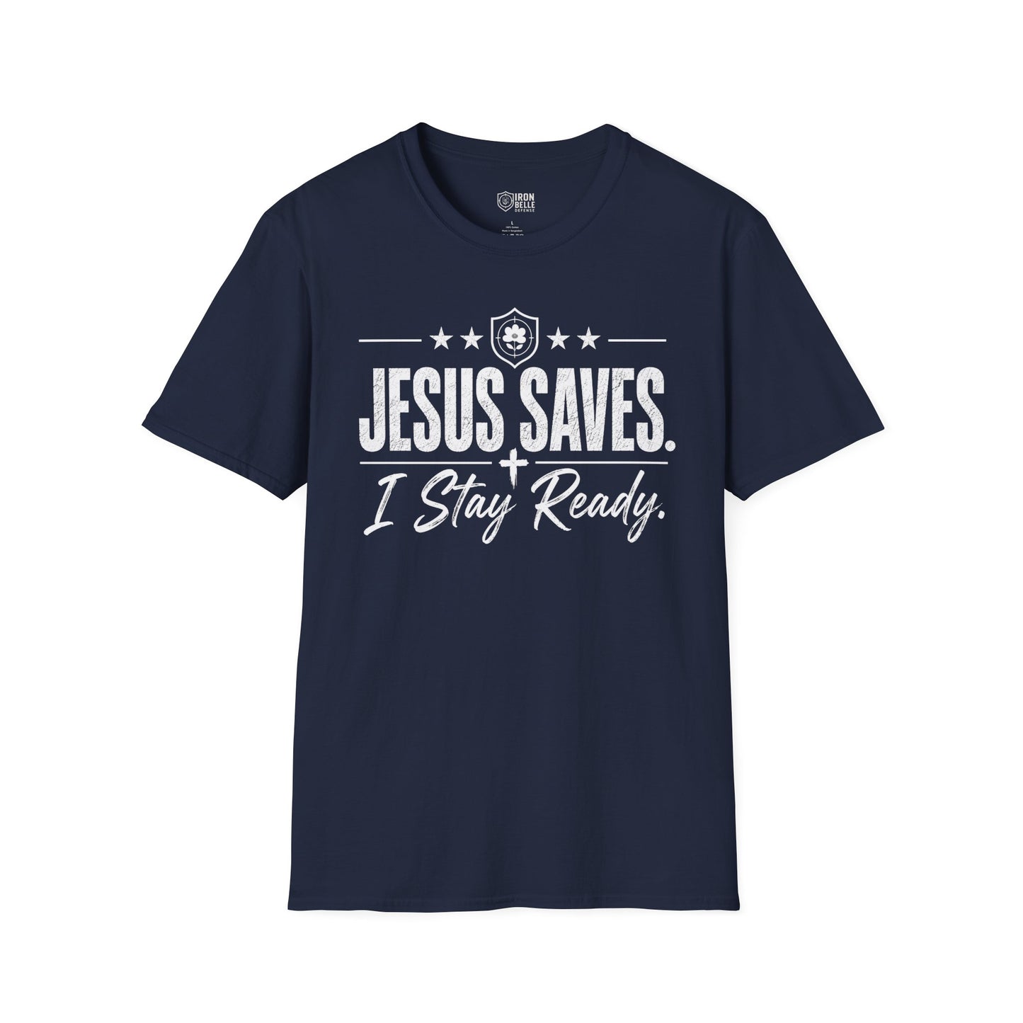 Jesus Saves I Stay Ready Tee