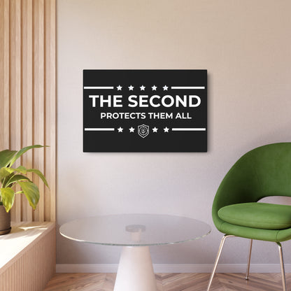 Metal Art Sign - "The Second Protects Them All”