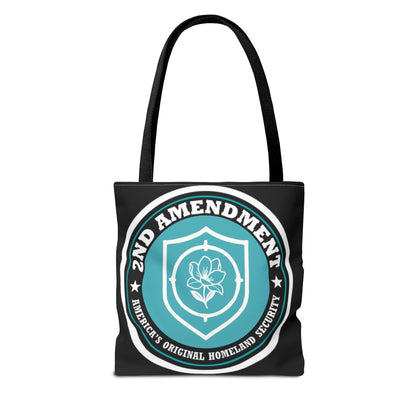 2nd Amendment Shield Tote Bag — America’s Original Homeland Security Cotton Tote
