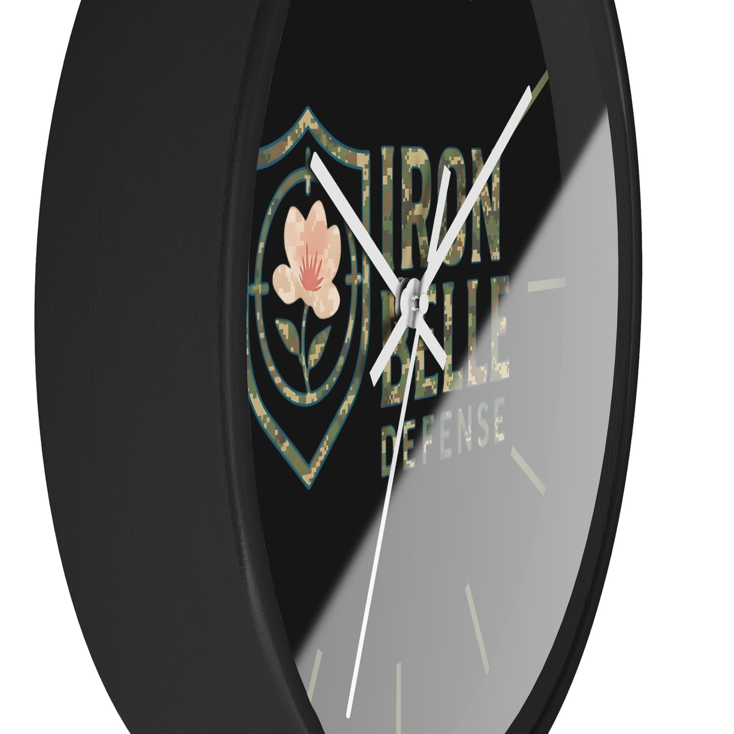 Camo Iron Belle Defense Wall Clock