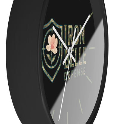Camo Iron Belle Defense Wall Clock