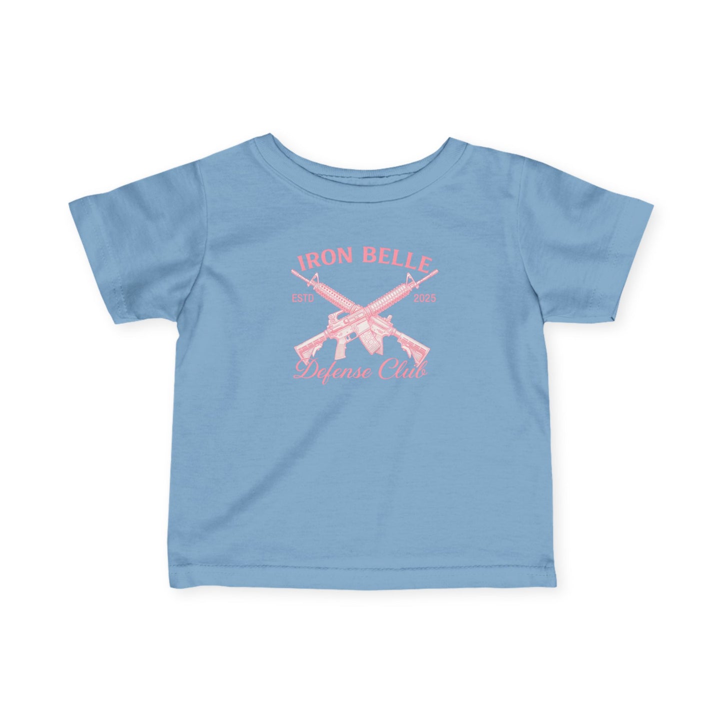 Infant Turquoise Iron Belle Defense Tee