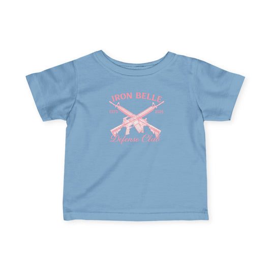 Infant Turquoise Iron Belle Defense Tee