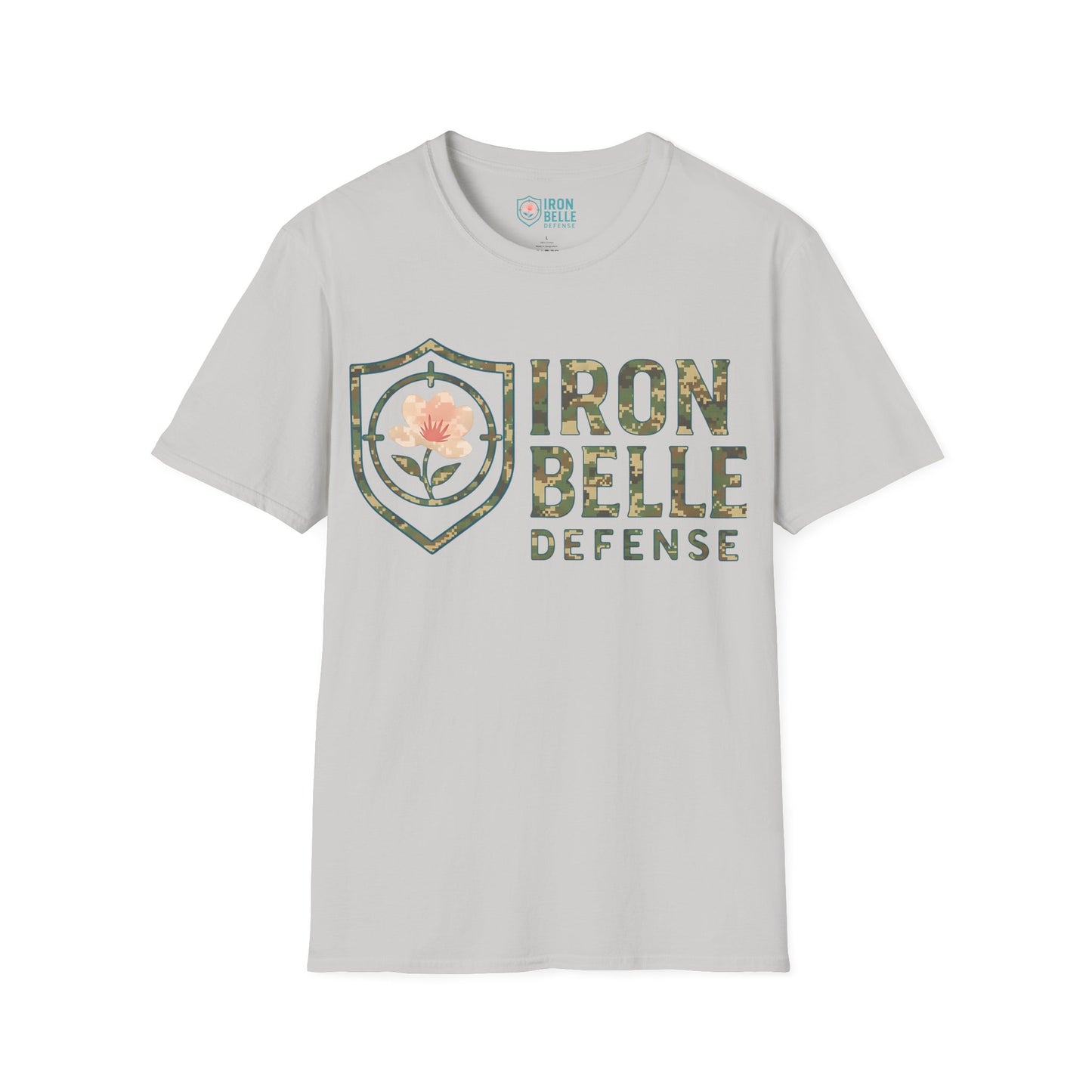 Camo Iron Belle Defense Crest Tee