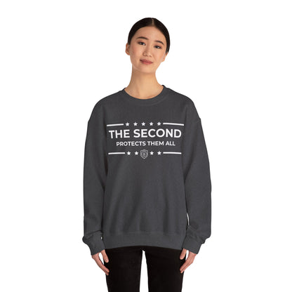 The Second: Protects Them All Iron Belle Defense Unisex Crewneck Sweatshirt