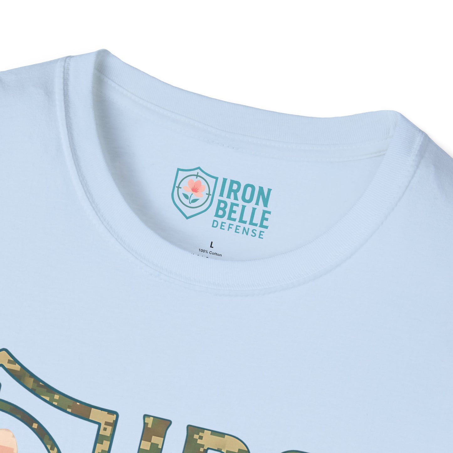 Camo Iron Belle Defense Crest Tee